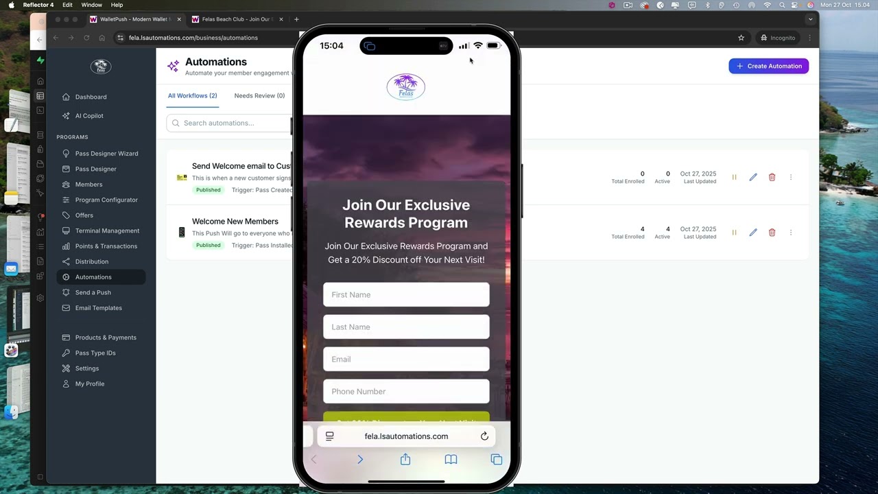 Creating Email Templates and sending Welcome emails