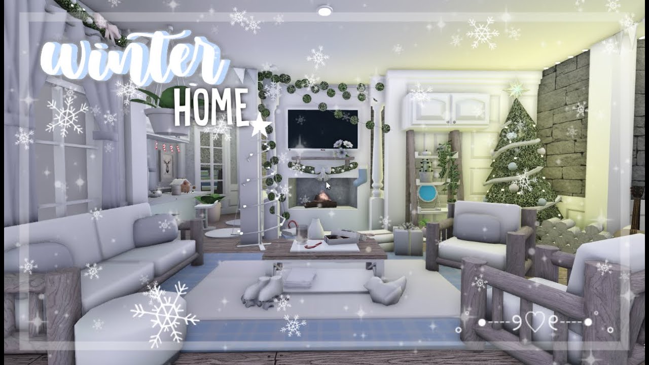 Bloxburg | Winter Christmas House - Interior