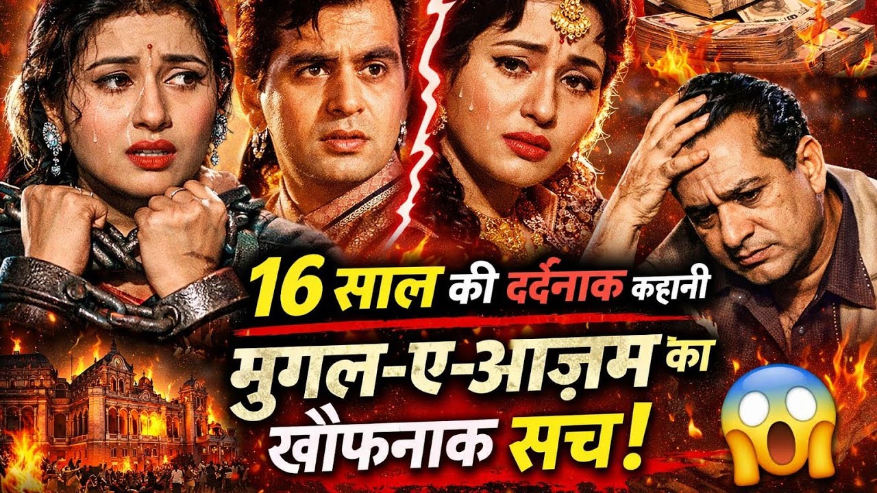 16 साल, टूटा प्यार और असली जंजीरें! मुग़ल-ए-आज़म का चौंकाने वाला सच 😱