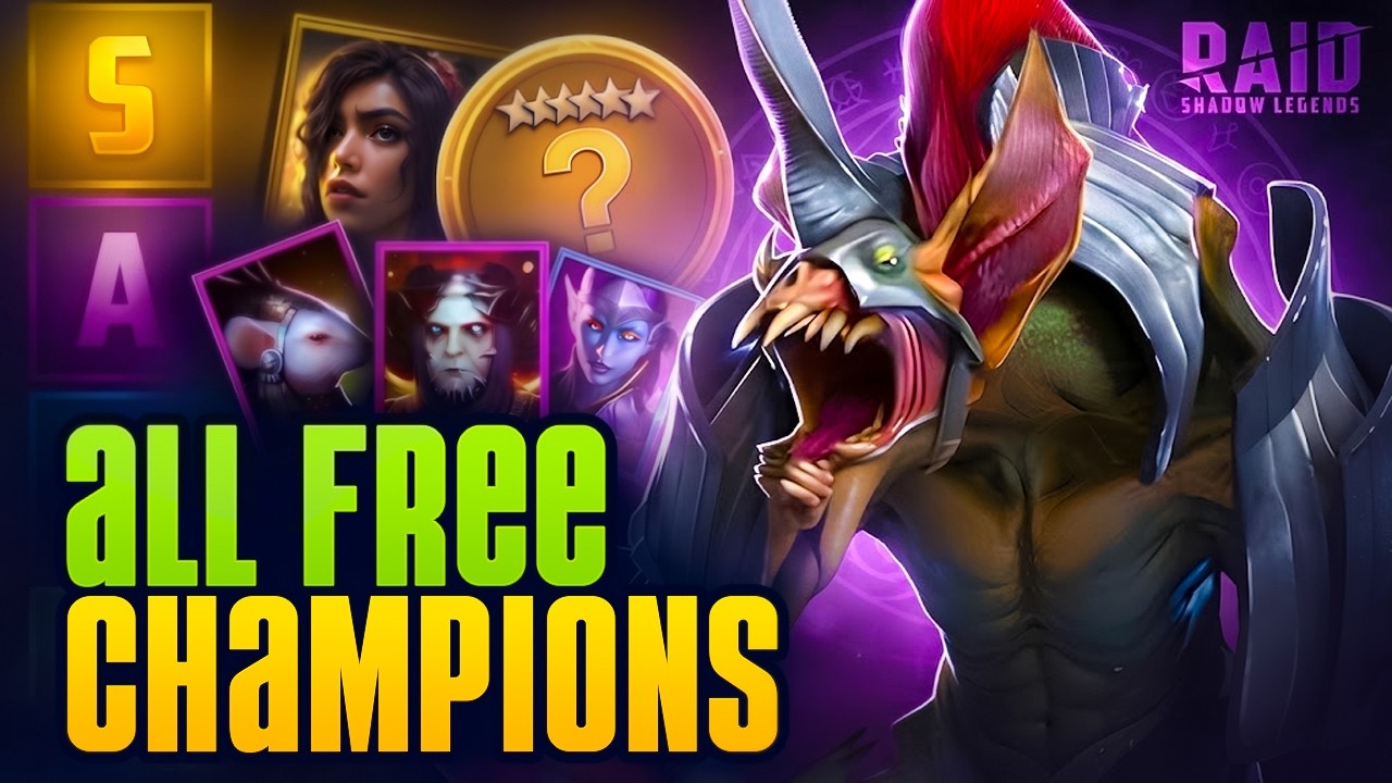 GET 27 Champions ⚔️ RAID Shadow Legends Free Legendary + Promo Codes 🔥 Tier List 2026