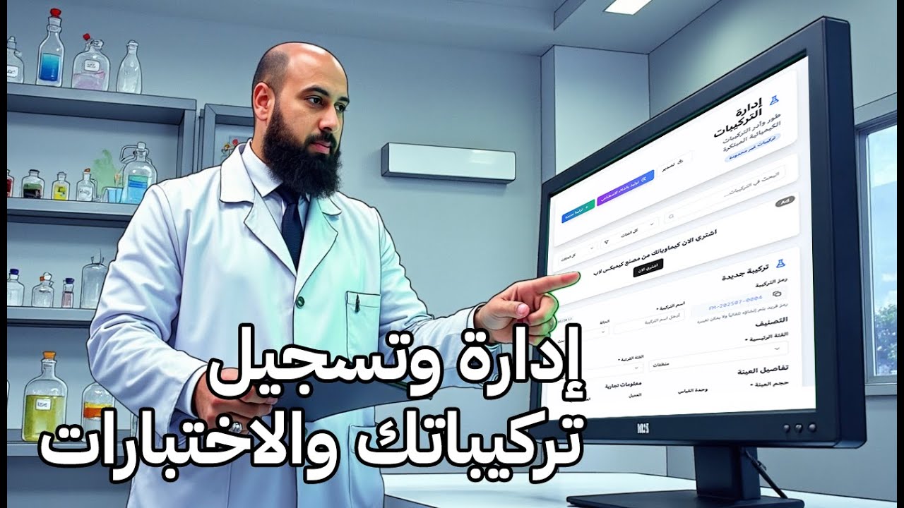 طريقة إدارة وتسجيل تركيباتك والاختبارات على منصة CHEMIX APP خطوة بخطوة