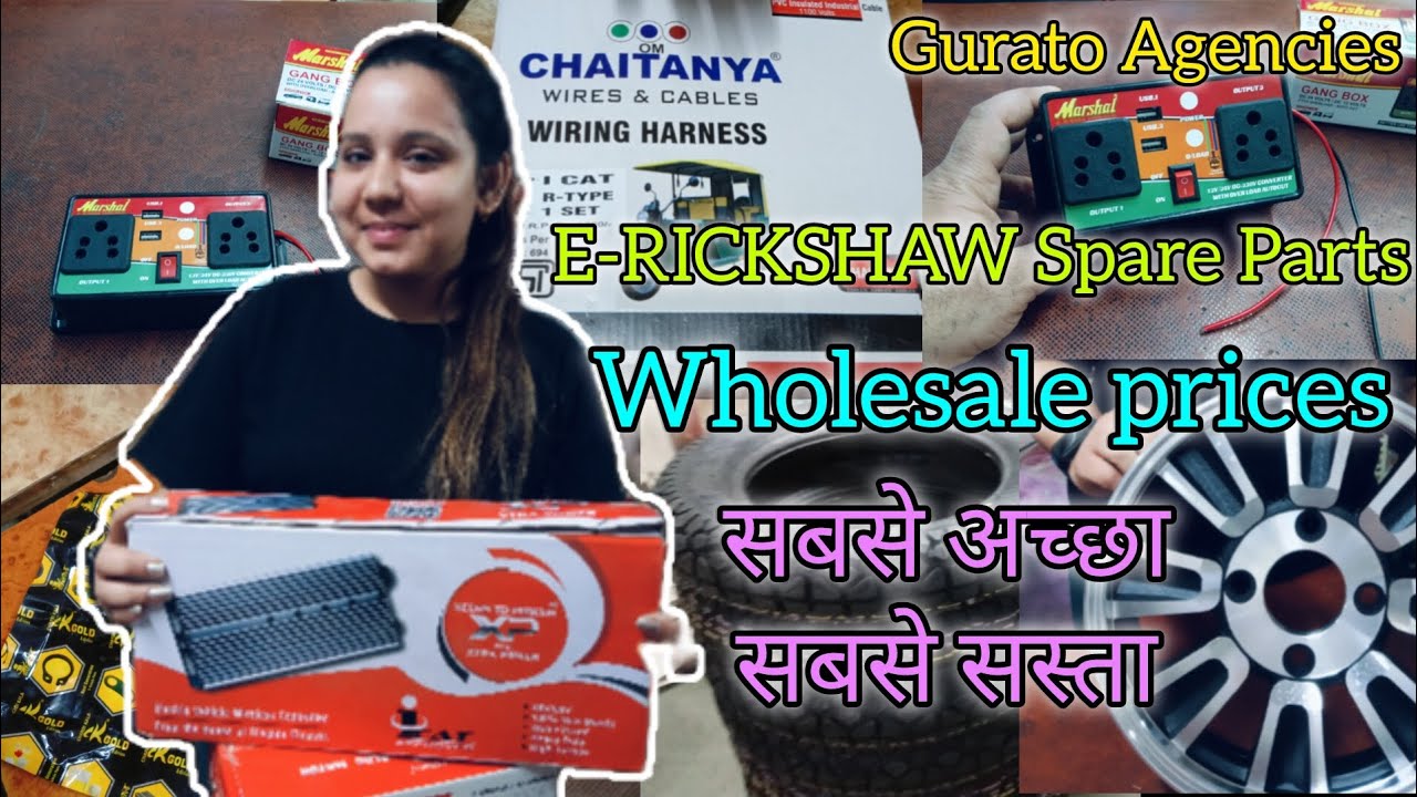 E-RICKSHAW SPARE PARTS WHOLESALE PRICES CONTROLLER, RICKSHAW TOOL KIT