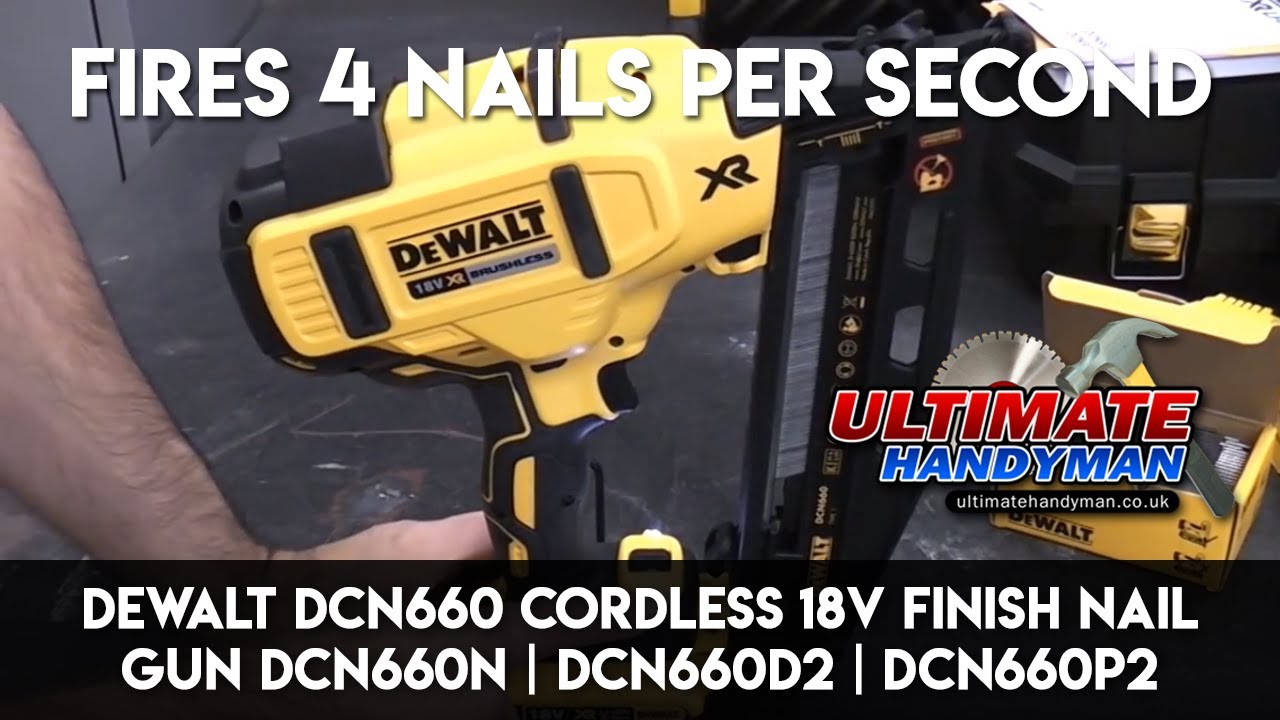 DEWALT DCN660 Cordless 18v finish nail gun | DCN660N | DCN660D2 | DCN660P2
