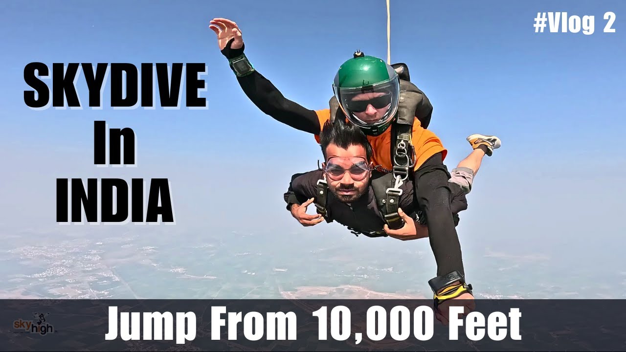 Trying Skydive First Time in India 🤯