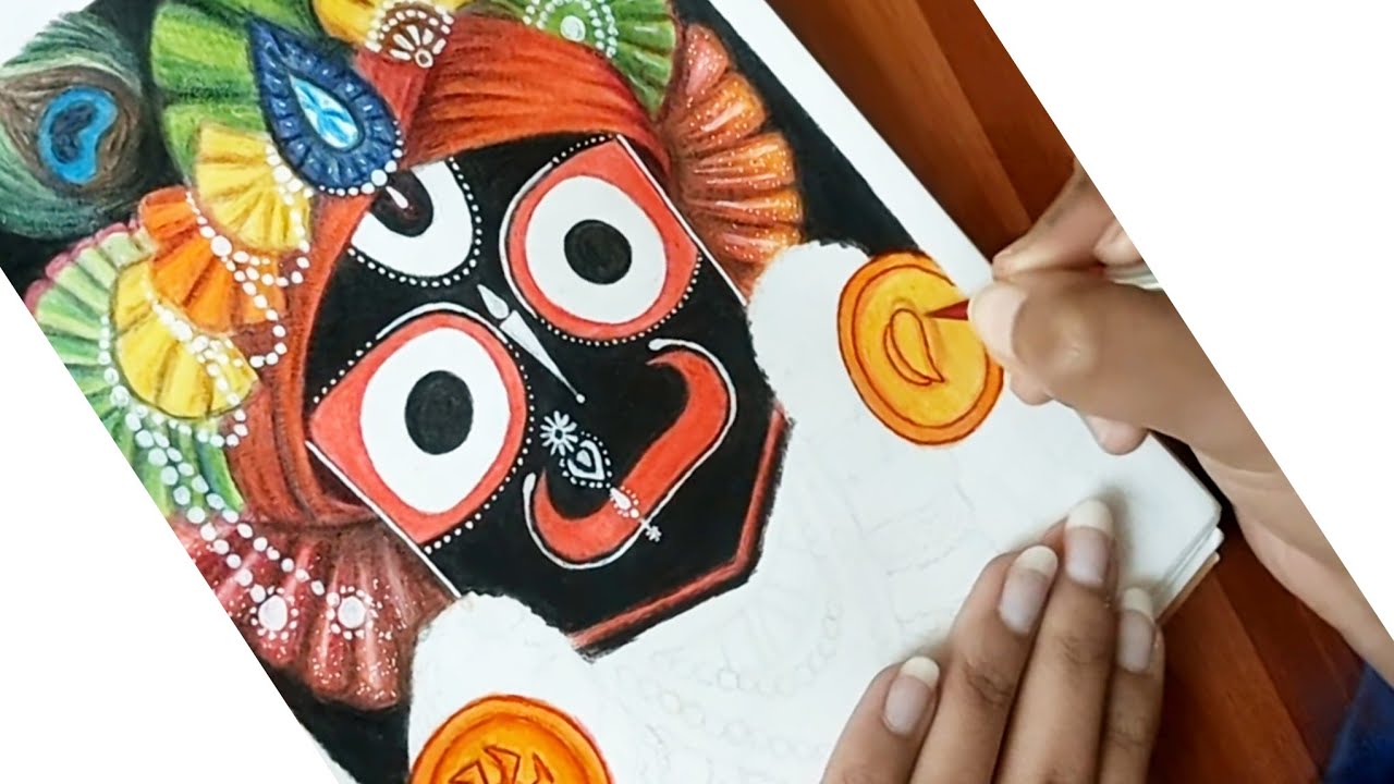 How to draw easy jagannath ji ❤️??(part 2) #live 