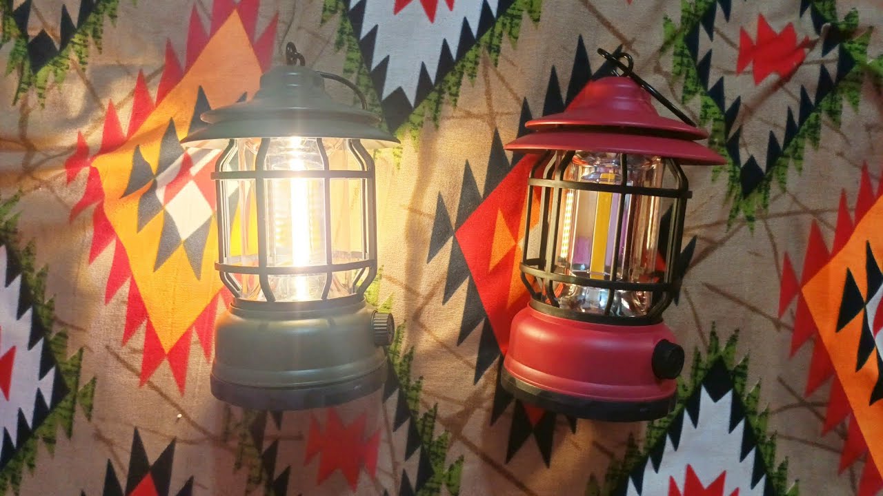 Camping Lamp Unboxing video