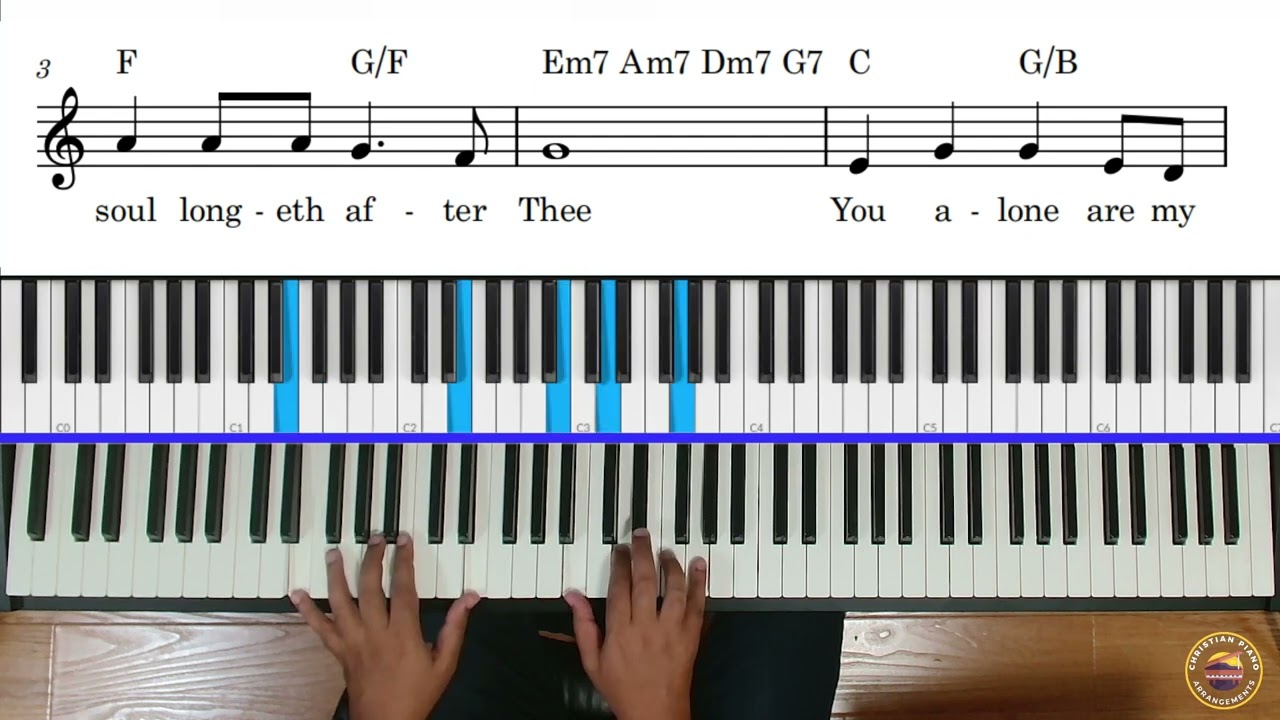 As The Deer | Easy Piano Tutorial | #piano #pianomusic #christian