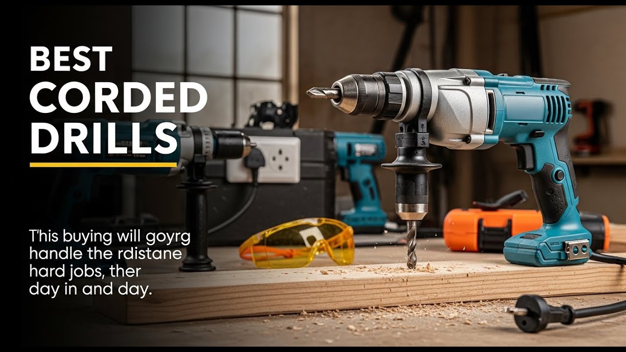 TOP 5 Best Corded Drills 2025 | The Drill Every Workshop NEEDS