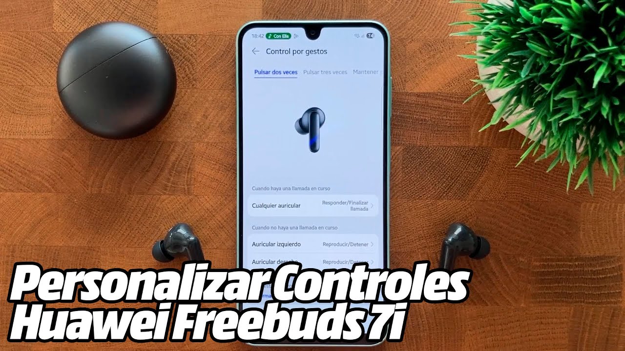 Como Usar y Personalizar los Controles de los Huawei Freebuds 7i