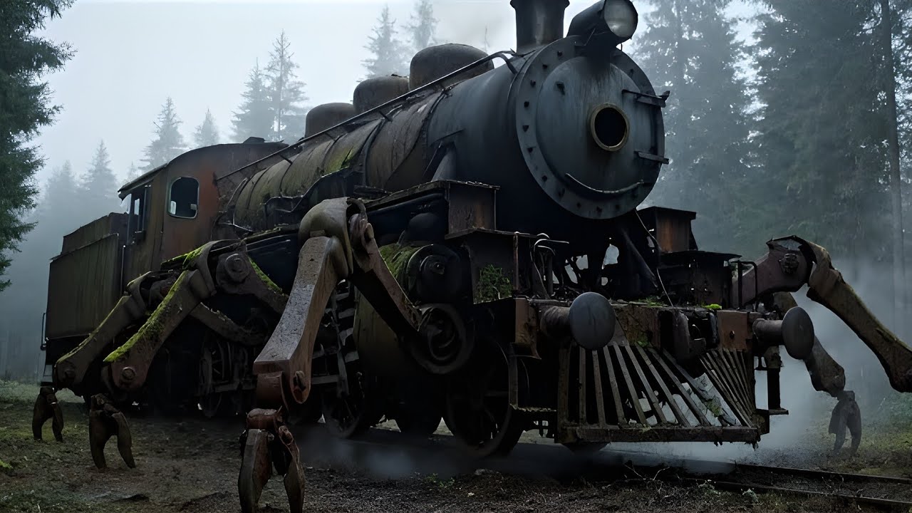 Cursed Choo-Choo Charles | Red Train Full Restoration & First Journey ASMR | Forest Track Cinematic