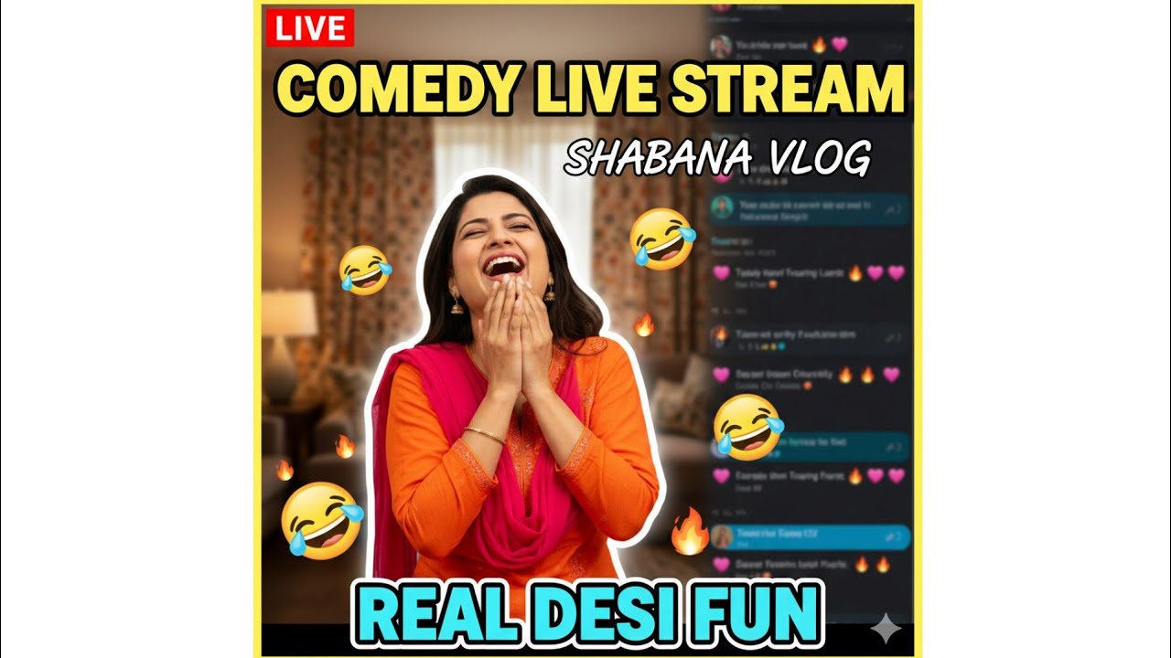 Comedy Live Stream 😄 | Shabana Vlog | Real Desi Fun