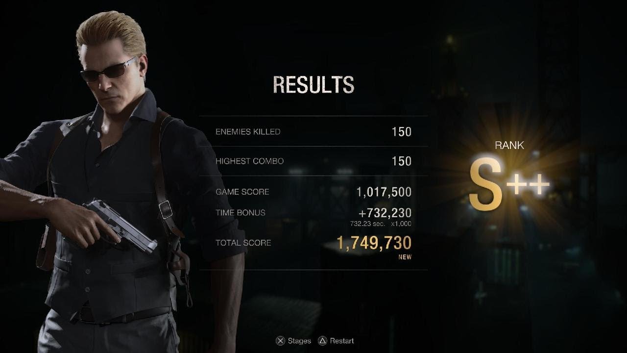 NEW Mercenaries UPDATE - WESKER S++ Rank Gameplay | Resident Evil 4 Remake