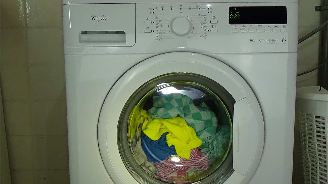 Rinse and 1000 rpm spin wash, Whirlpool Primo 1406 UM washing machine, lavadora test example 222