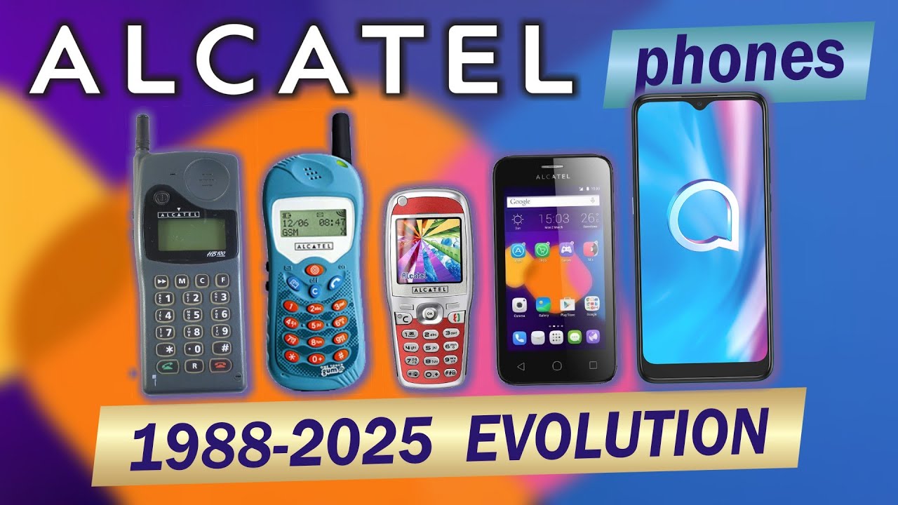 Alcatel phones evolution 1988-2025 | 577 models | 76 commercials