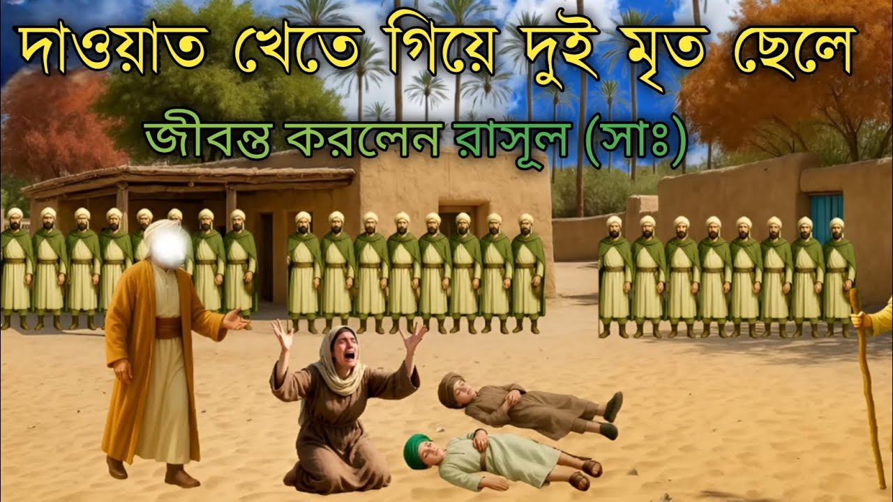 দাওয়াত খেতে গিয়ে দুই ছেলের মৃত্যুর ঘটনা#new_story_video_live