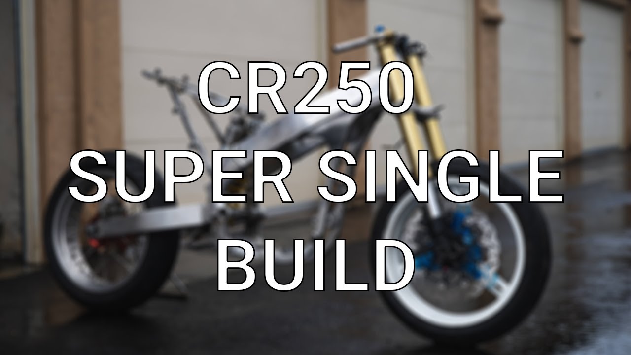 R6 CALIPERS ON GSXR FORKS, REARSETS ON CR250 | Super Single Build EP 3