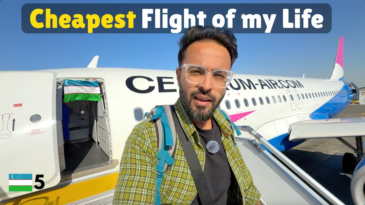 Taking the Cheapest Flight of my Life ! Uzbekistan is SUPER Cheap !