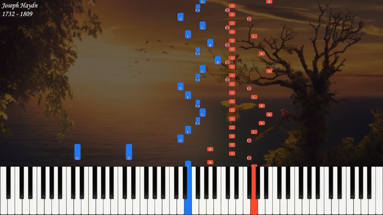 Joseph Haydn - Sonata 50 in D Major Hob XVI:37 | Piano Synthesia | Library of Music