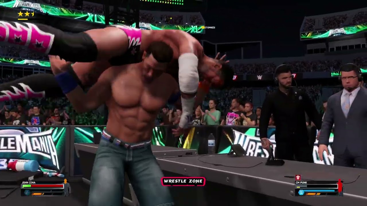 John Cena Vs CM Punk WWE Universal Championship Tournament Semi Final 2 Crazy Ending😱 Match WWE 2k25