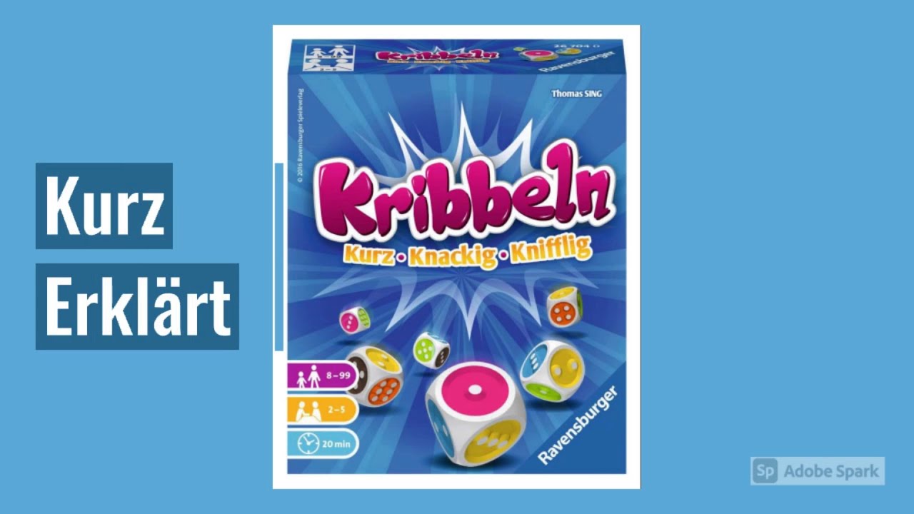 Kribbeln (Ravensburger Spieleverlag): Kurz Erkl&auml;rt