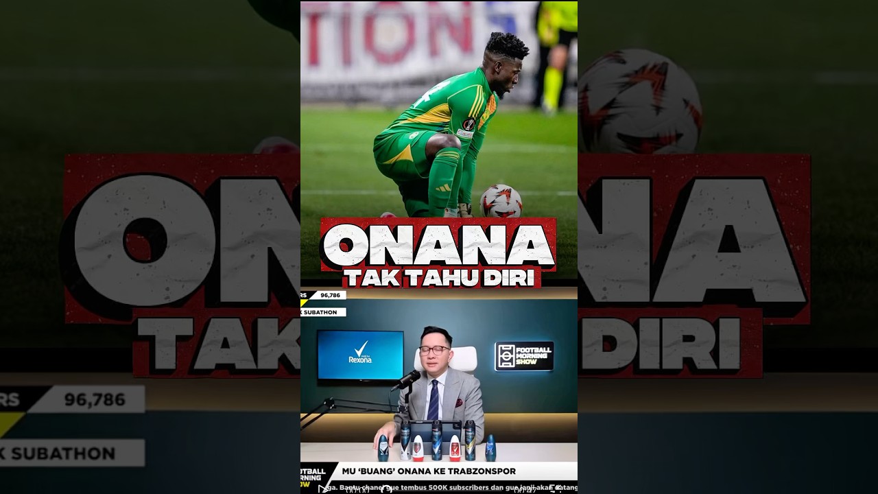Onana tidak tahu diri #shorts #hanifthamrin #antipercayajinx #manchesterunited