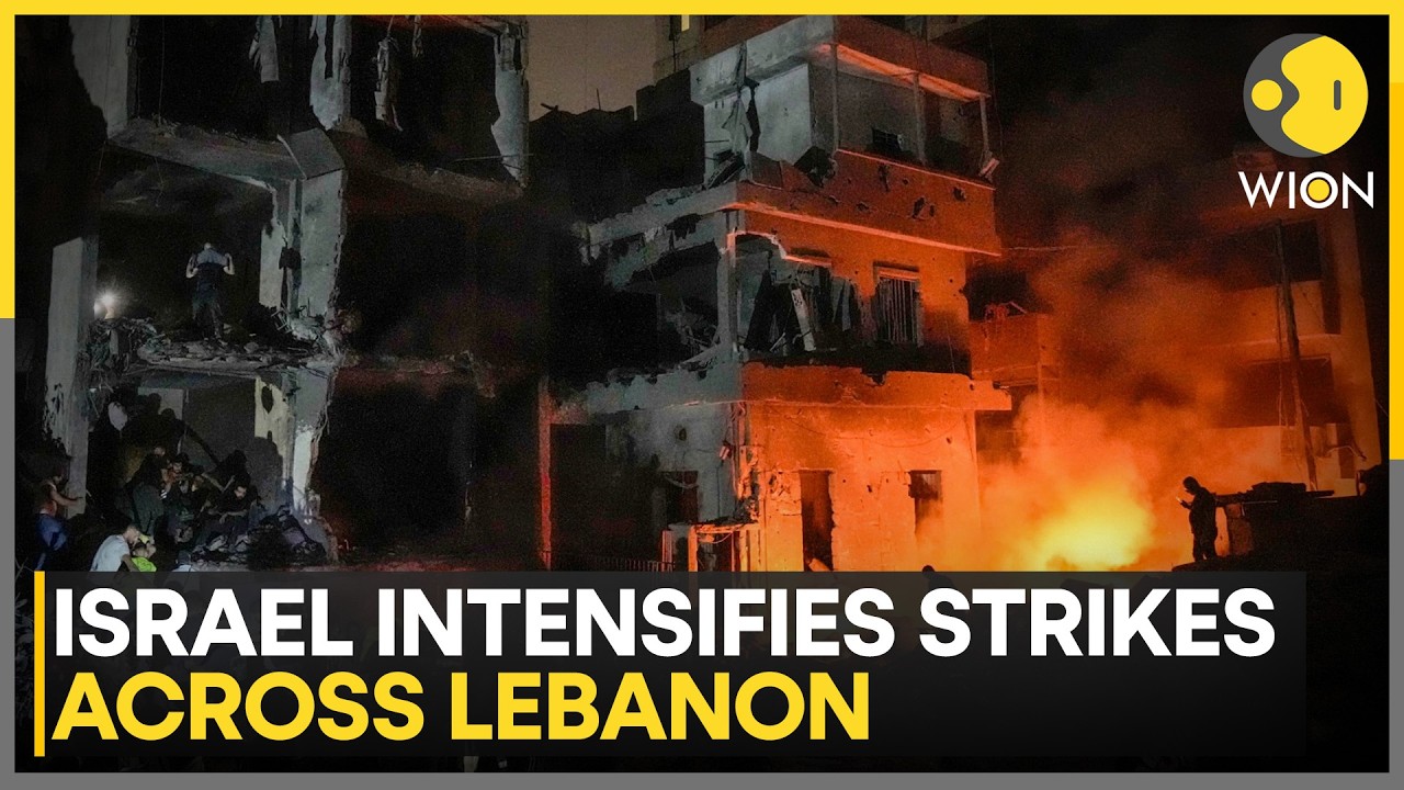 Israel Unleashes Airstrikes in Over 20 Locations Across Lebanon | WION