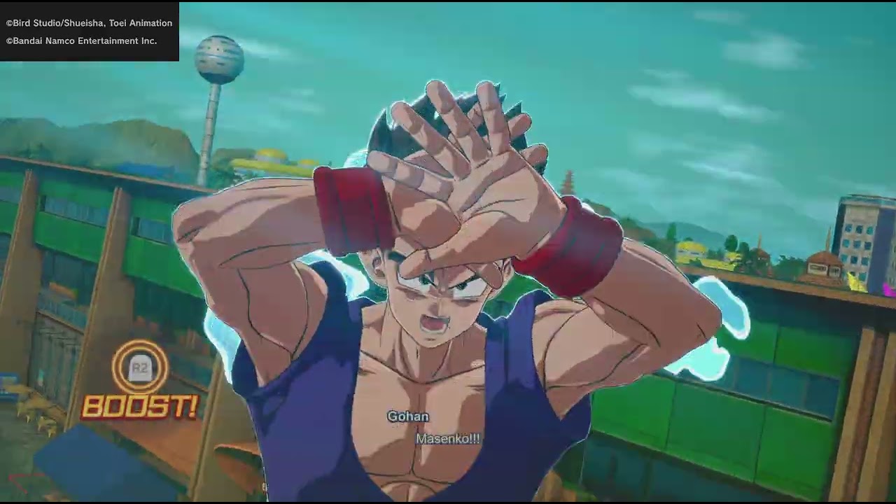 Trying gohan in dragon ball