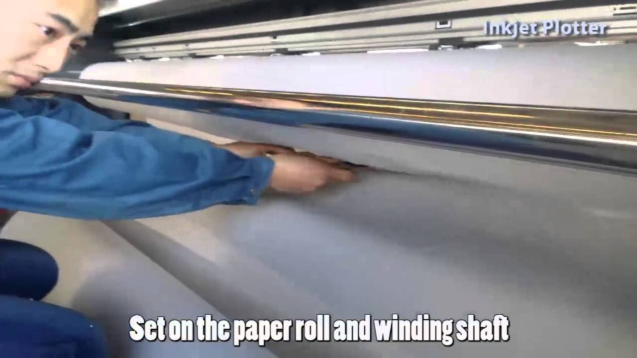 inkjet plotter install machine
