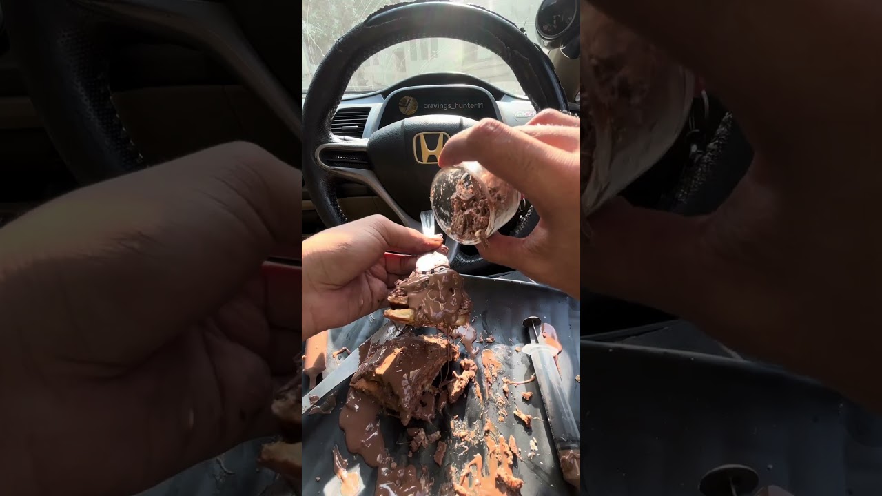 Kitkat Dora cake /pan cake with melted dairy-milk 