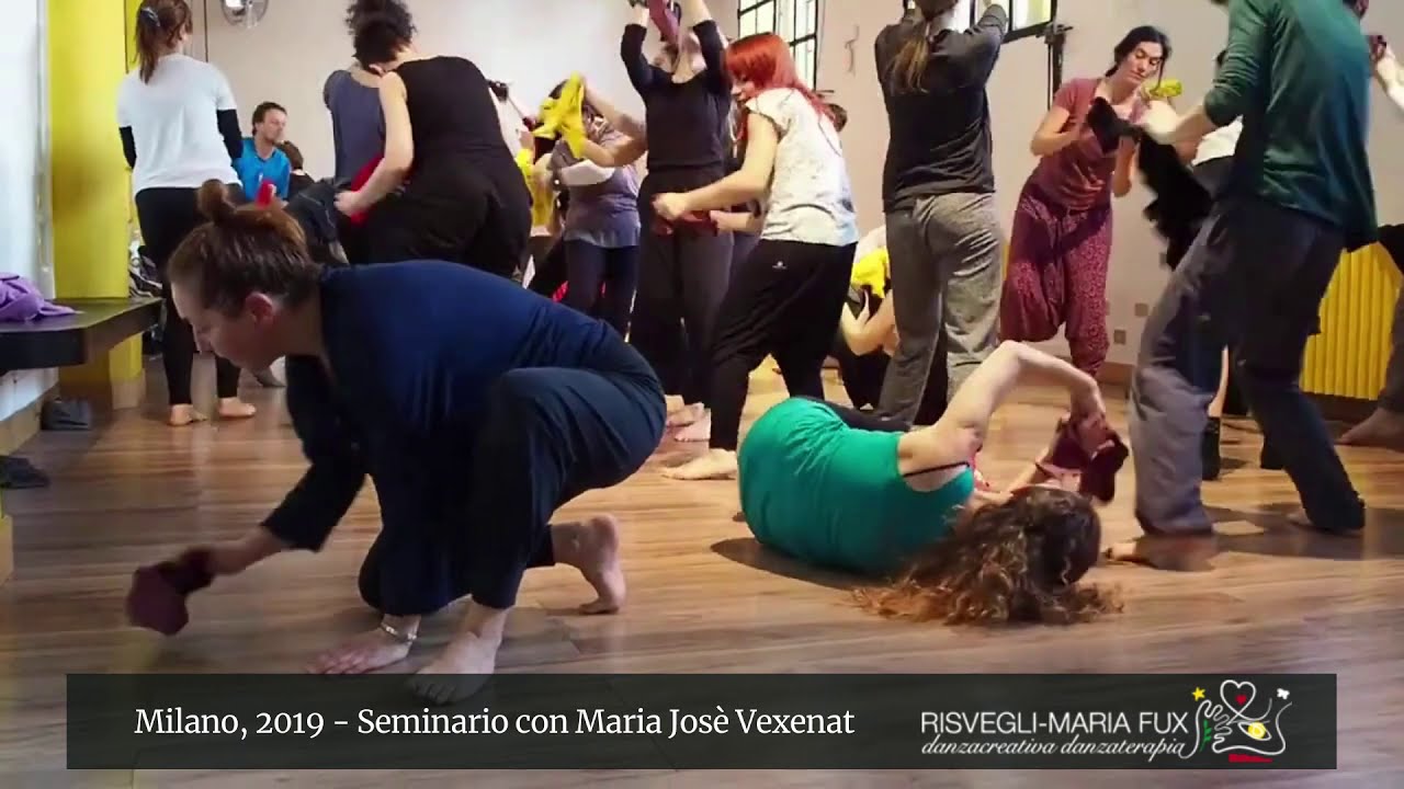 Seminario Danzaterapia Danzacreativa Metodo Maria Fux con Maria Josè Vexenat