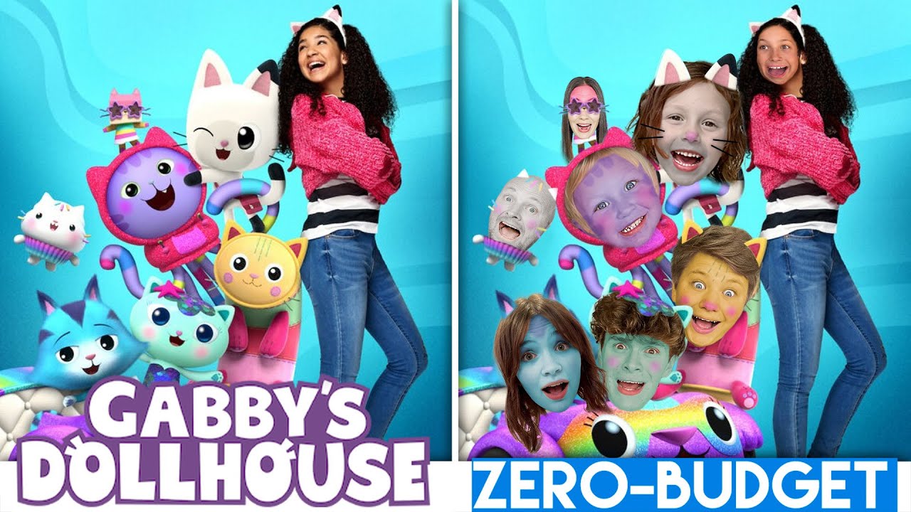GABBY'S DOLLHOUSE With ZERO BUDGET! Disney Official Trailer MOVIE PARODY By KJAR Crew!