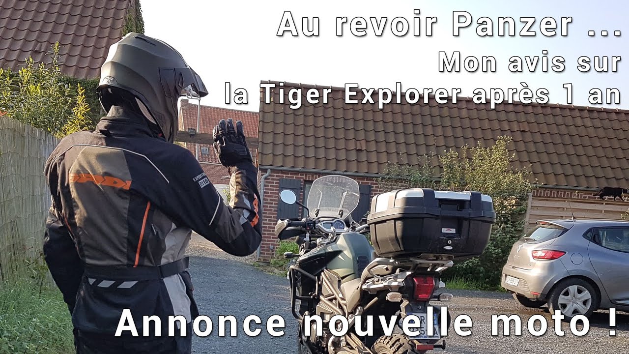 Vlog #0 : avis détaillé Tiger Explorer XC 2015 et changement de moto !