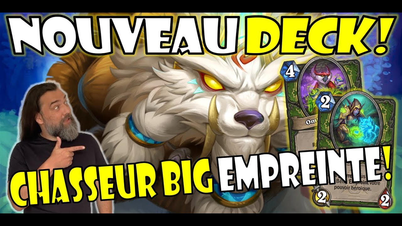 NOUVEAU DECK : CHASSEUR BIG EMPREINTE!