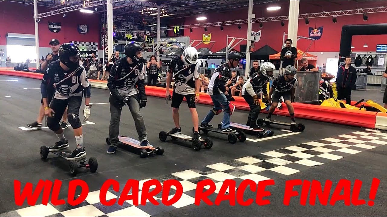 Wild Card Race Final! World Cup 2018 - Evolve Electric Skateboards California
