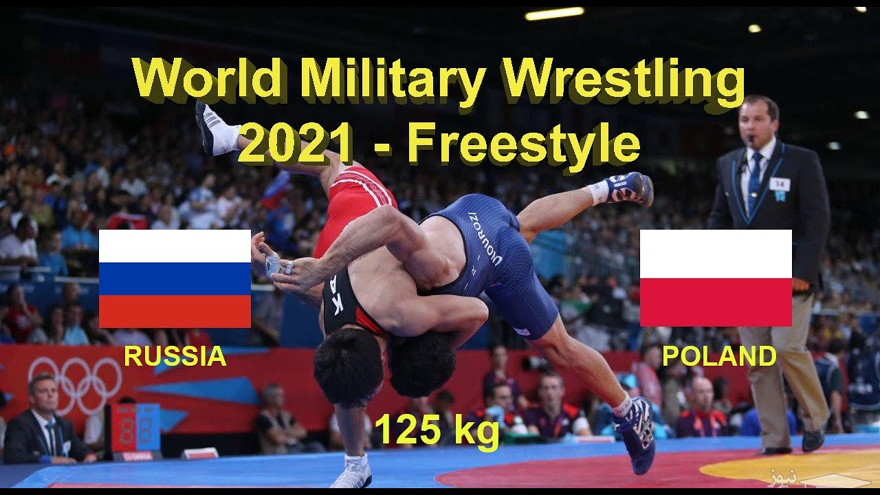 RUSSIA vs POLAND (Khugaev Alan vs Baran Robert) World Military Wrestling 2021- Freestyle - 125 kg