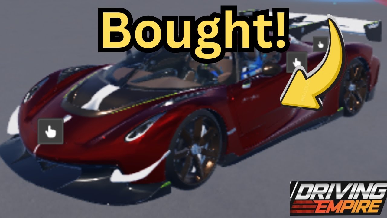 I bought a KOENIGSEGG SADAIRS SPEAR in Driving Empire!
