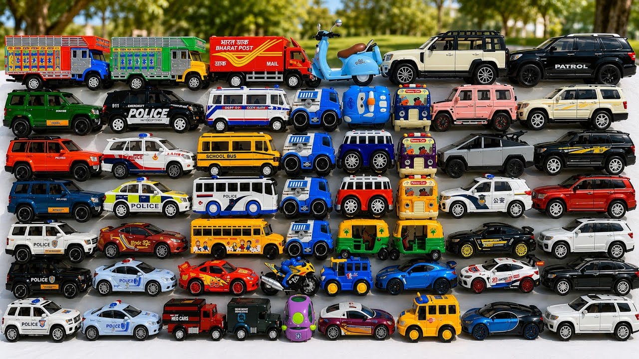 70+ Amazing Diecast Cars & Toy Vehicles Collection | Police Cars, SUVs, Trucks & Supercars