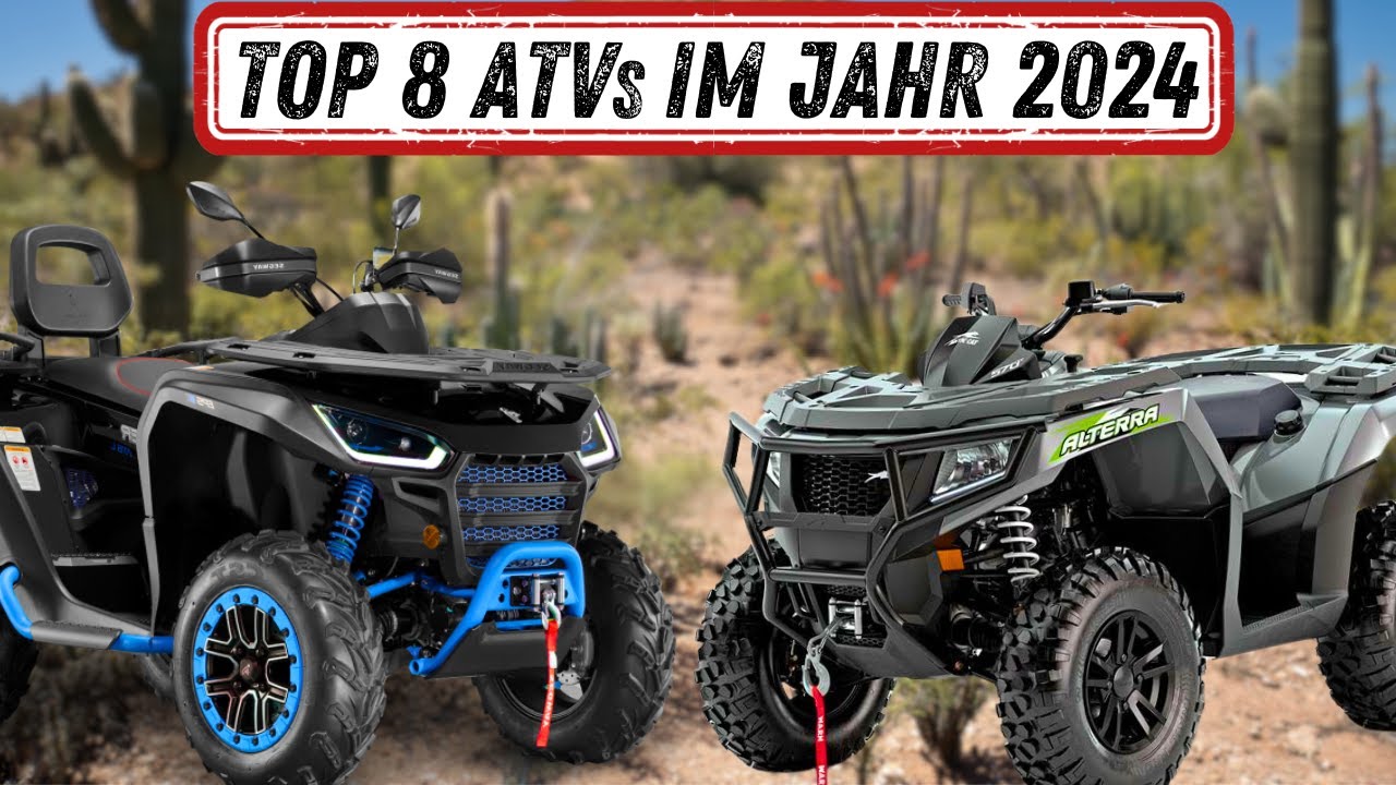 TOP 8 ATV-Fahrzeuge für Off-Road-Abenteuer | 2024
