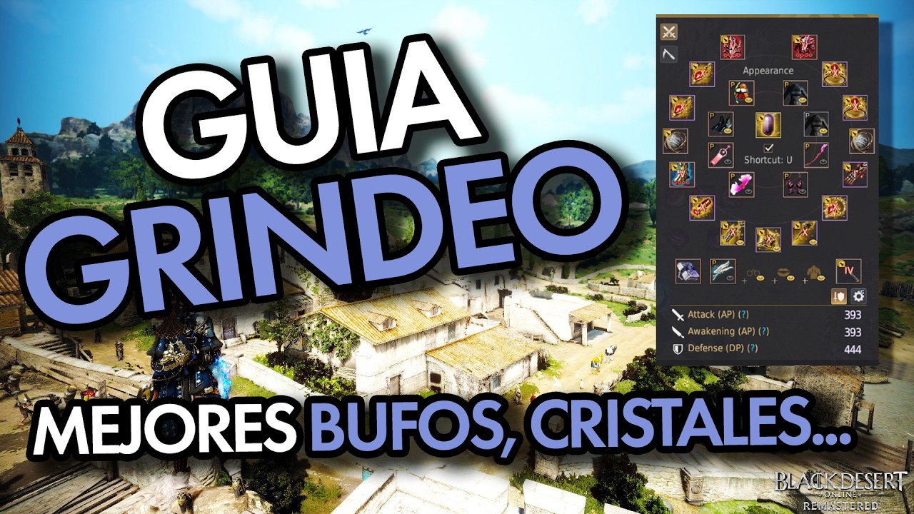 DEJA DE GRINDEAR COMO UN NOVATO! 💎🔥 GUIA DE CRISTALES Y BUFOS! ⚔️📈 GUIA GRINDEO BLACK DESERT 🐉
