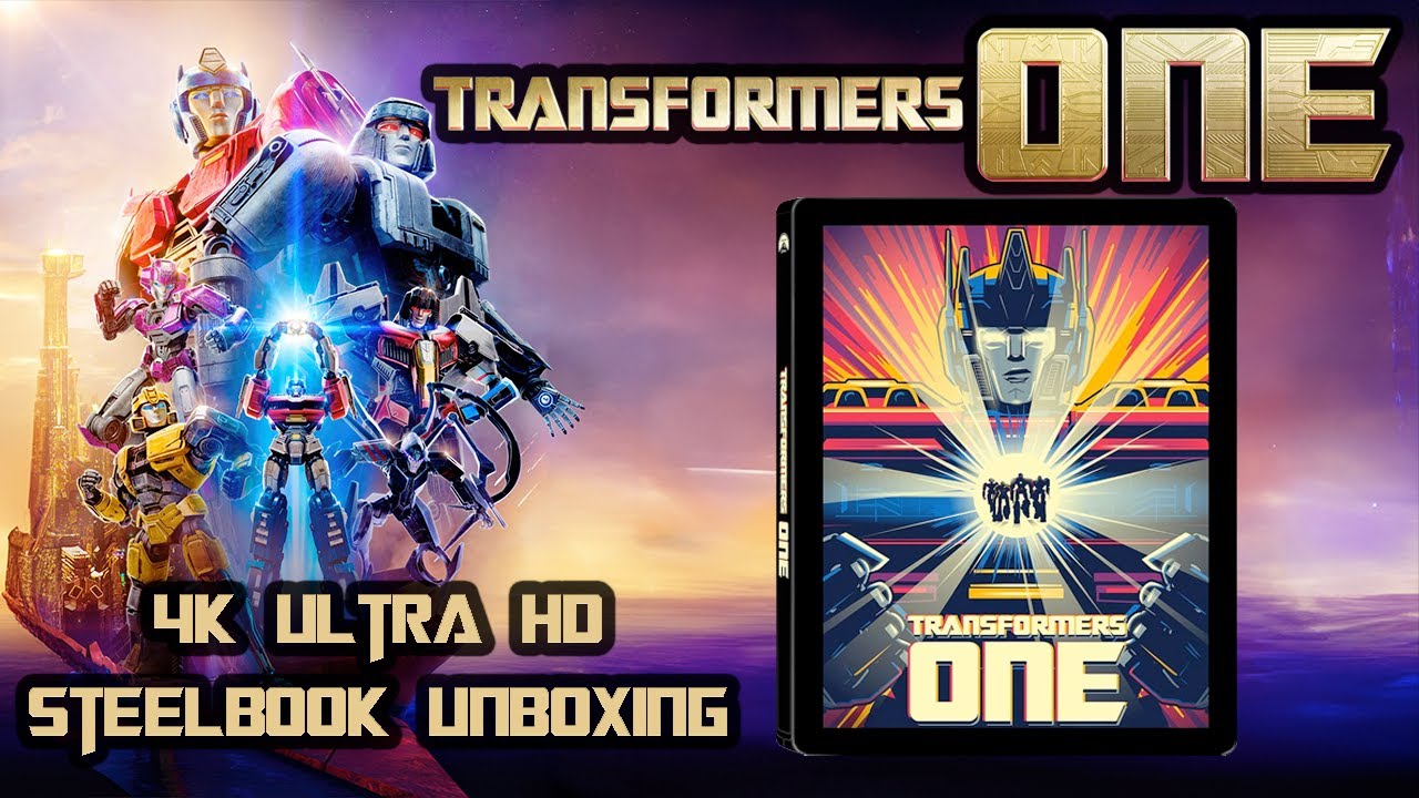 Transformers One - 4K Ultra HD Steelbook Unboxing!