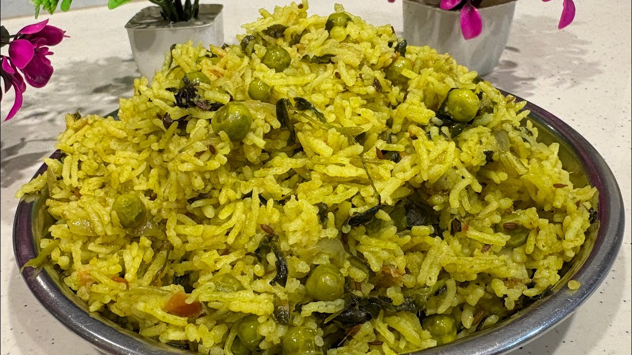 झटपट से बनाइए मेथी पुलाव जो खाएगा तारिफ़ करेगा |Methi Pulao |Methi Rice |Methi Bhath |Quick Recipe 