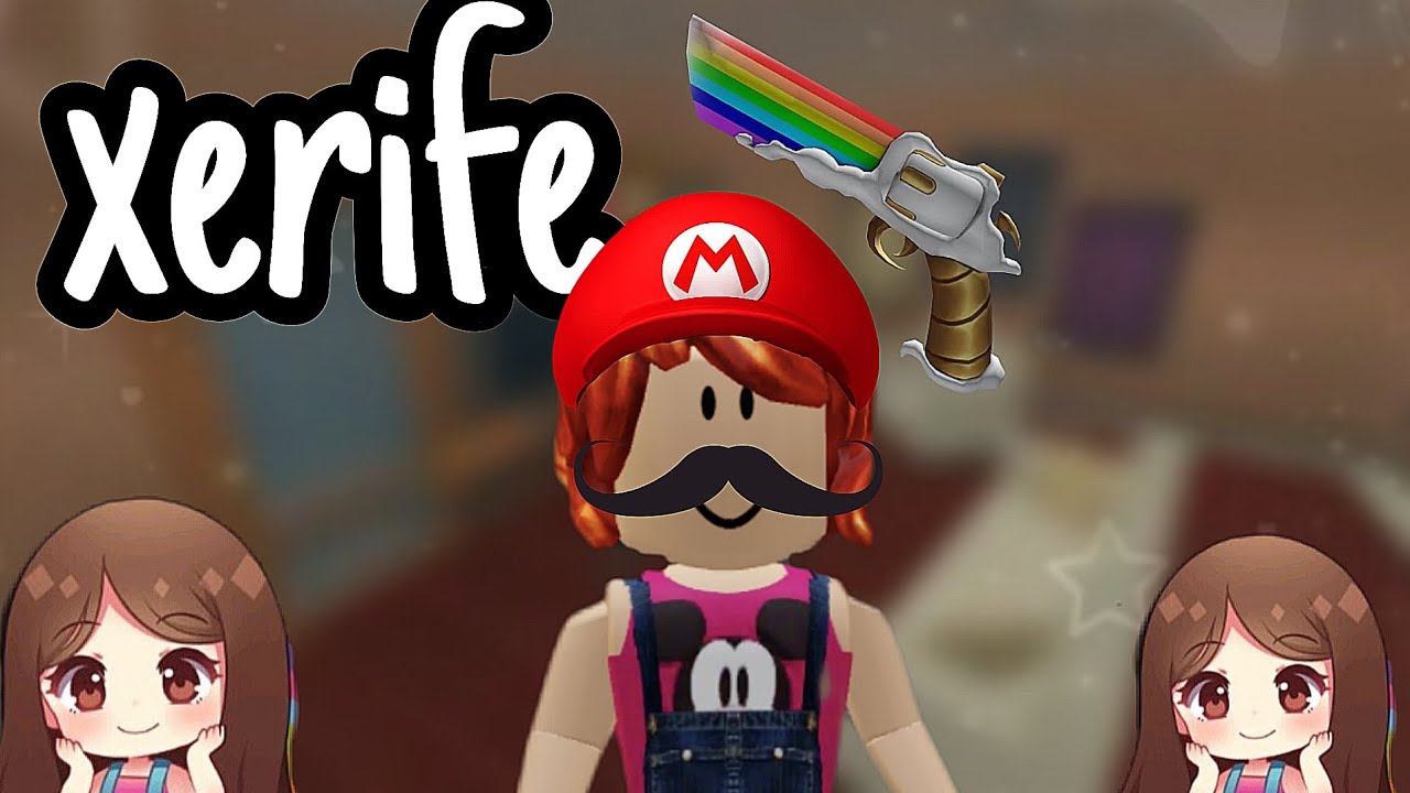Juliaminegirl xerife? Mm2 ( Murde Mystery 2 ) Julia arrasando sendo xerife ✨️ #roblox #roblox 