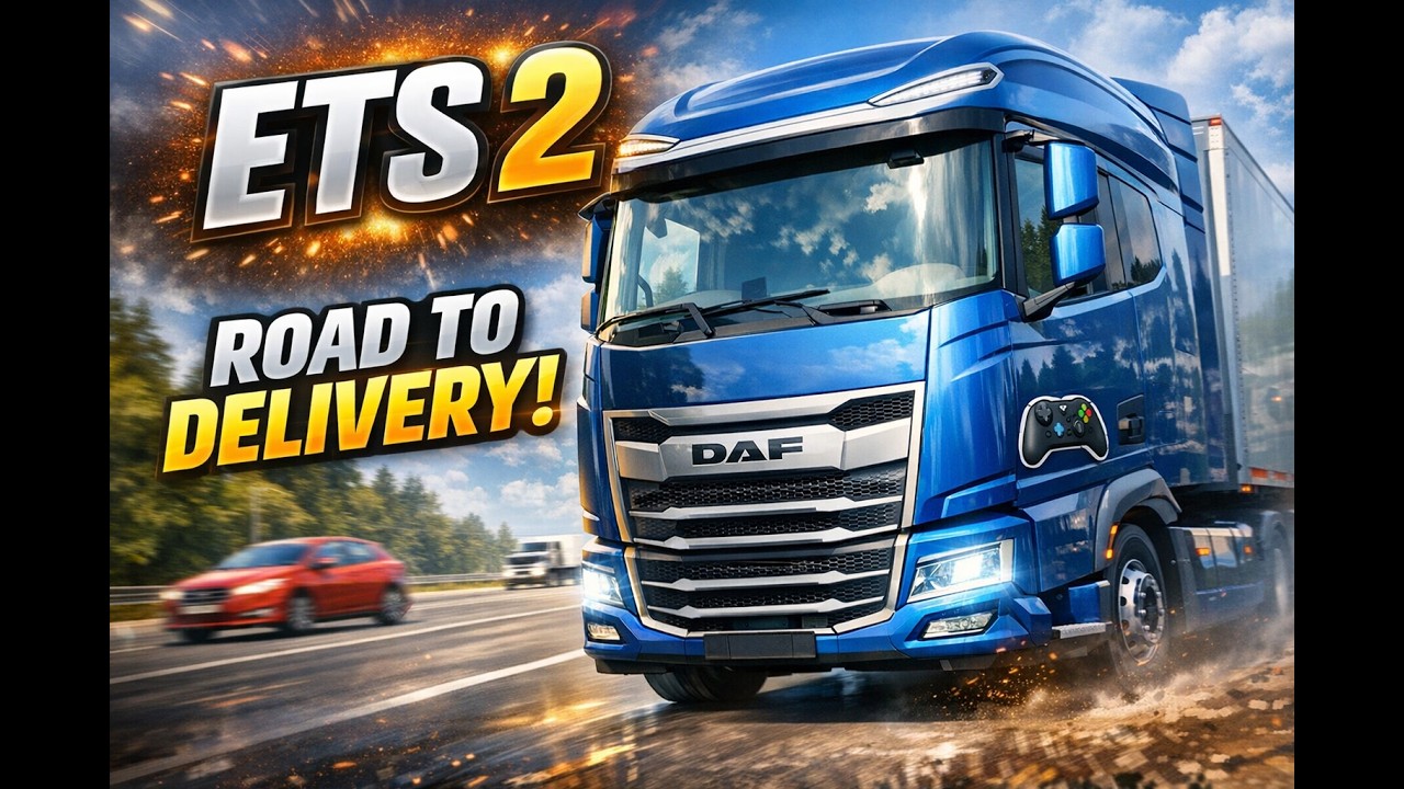 first time playing ets 2 with  a xbox controller