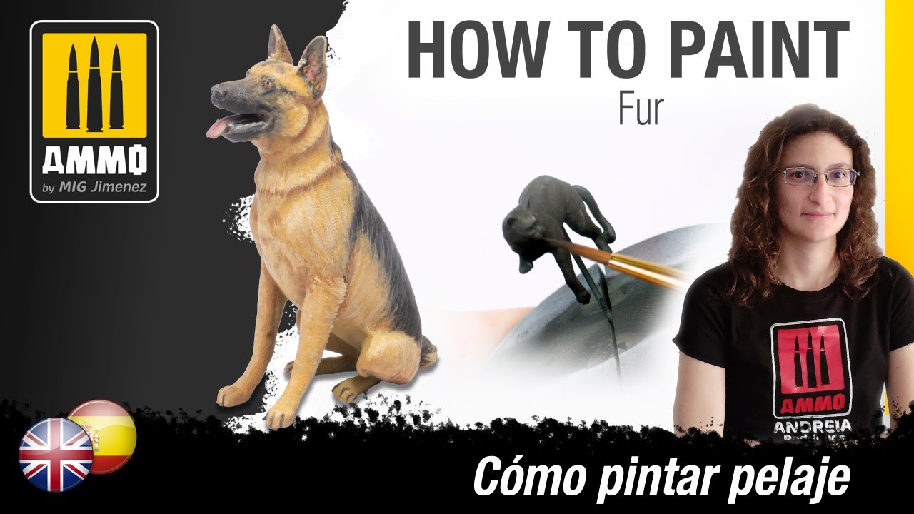 How to Paint Fur / Cómo pintar pelaje