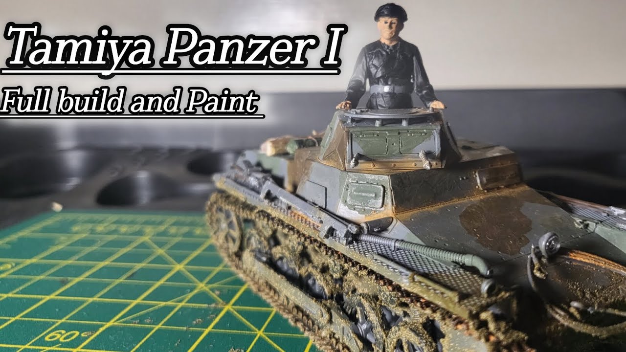 Tamiya 1:35 scale Panzer I.Full Model and Painting.
