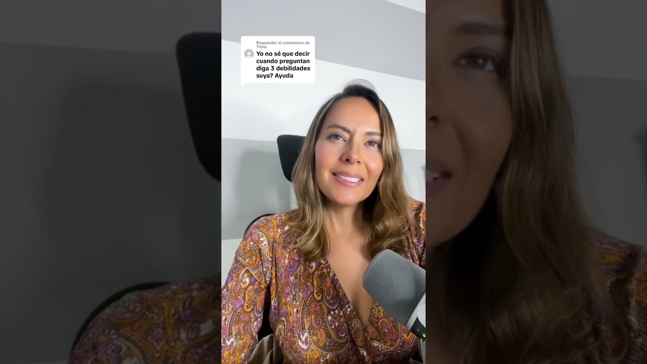 Menciona tres debilidades tuyas