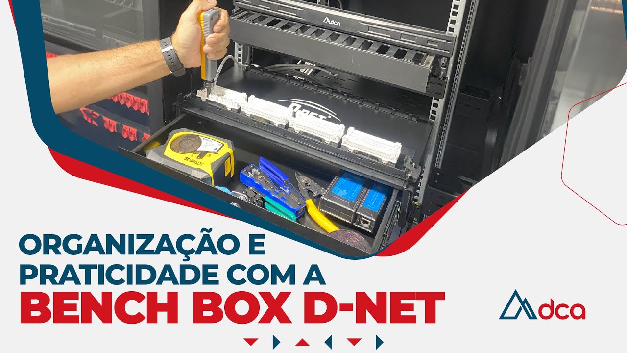 CRIMPAR Patch Panel ficou mais prático com a BENCH BOX | D-NET