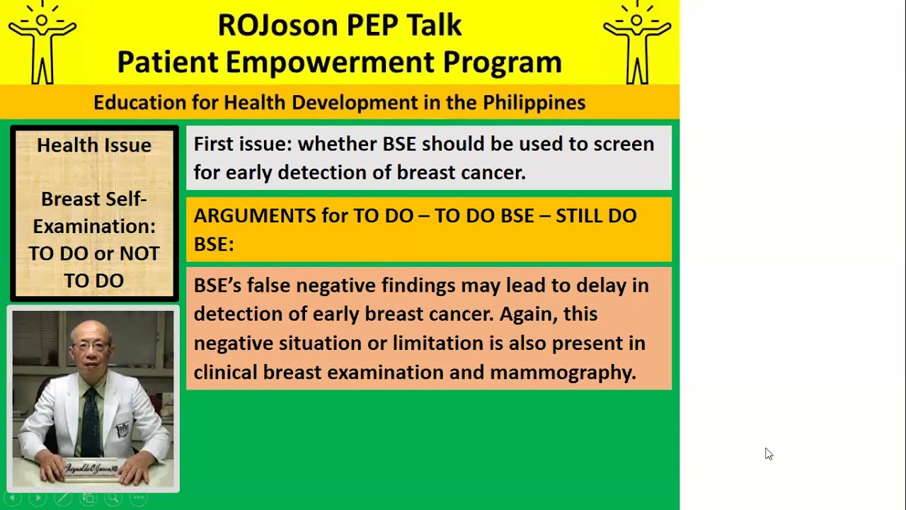 Breast Self-Examination: To Do or Not to Do