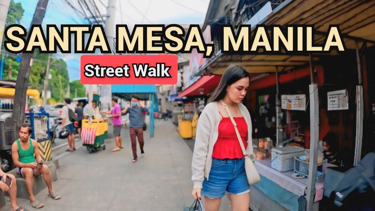 Wandering around Sta.Mesa Manila Philippines 🇵🇭-Virtual Tour