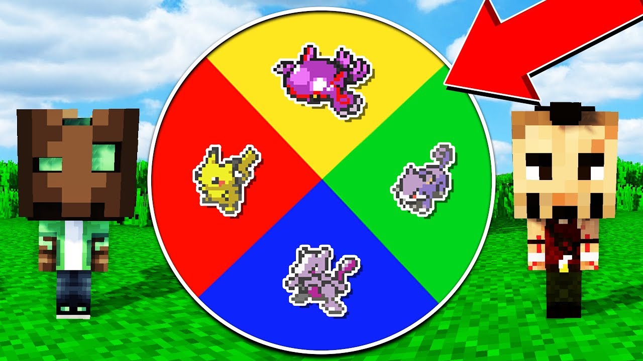 ¡LA RULETA DE LOS POKEMON CON SUERTE! 🎯🤞 RULETA LUCKY BLOCKS PIXELMON